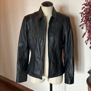 John Paul Richard Women's Small Black Leather Jacket